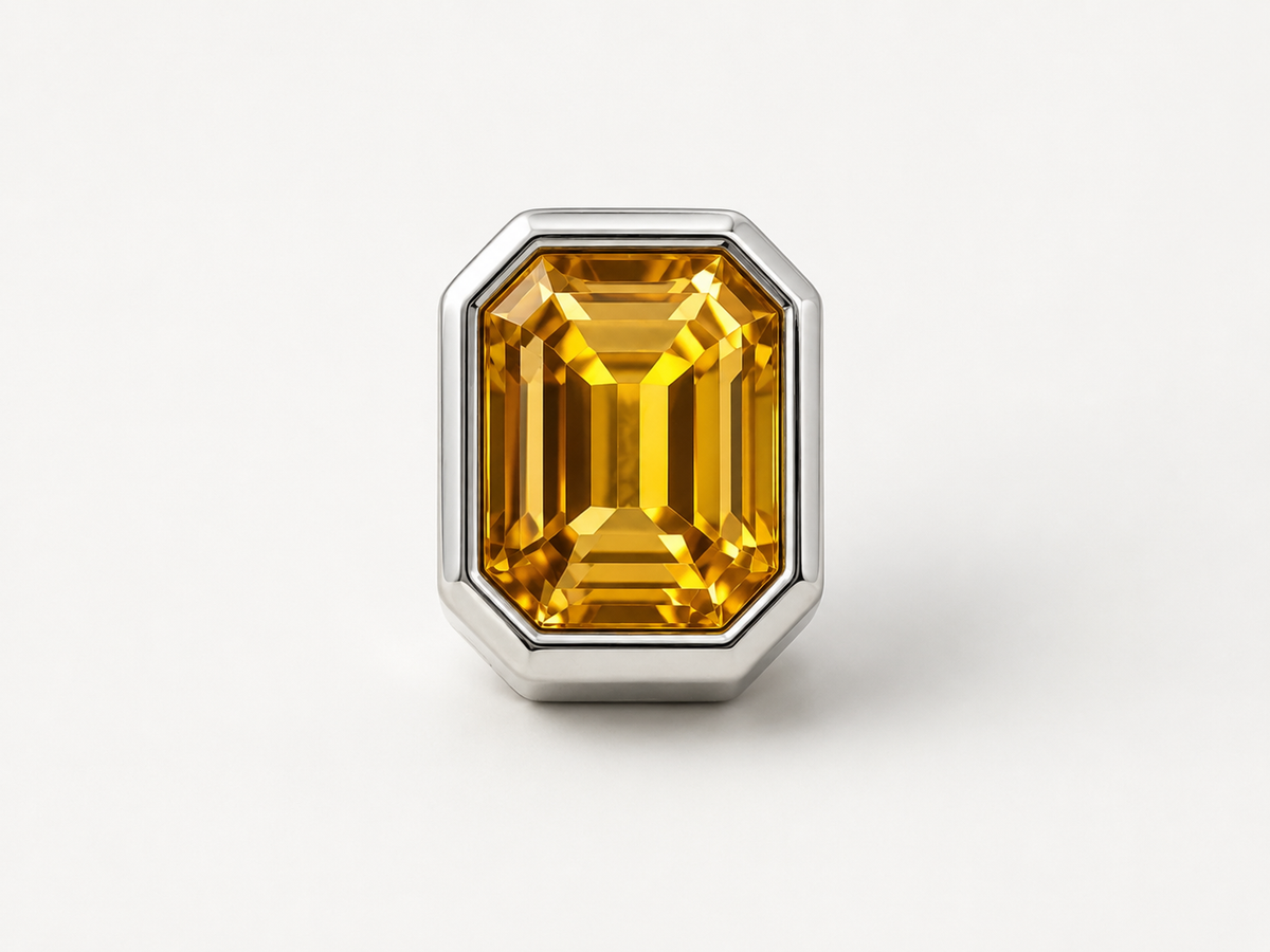 Set of 3 - Golden Jewel Charm