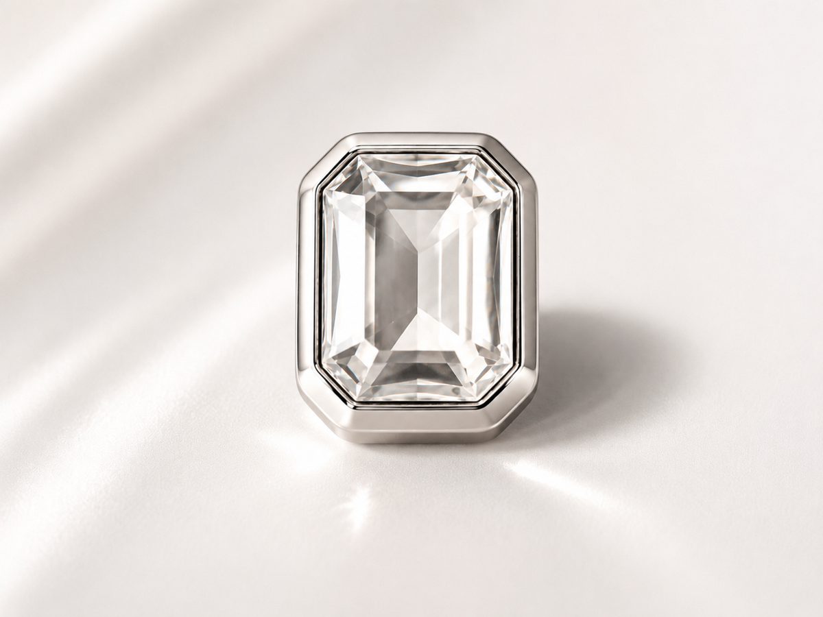 Set of 3 - Crystal Jewel Charm
