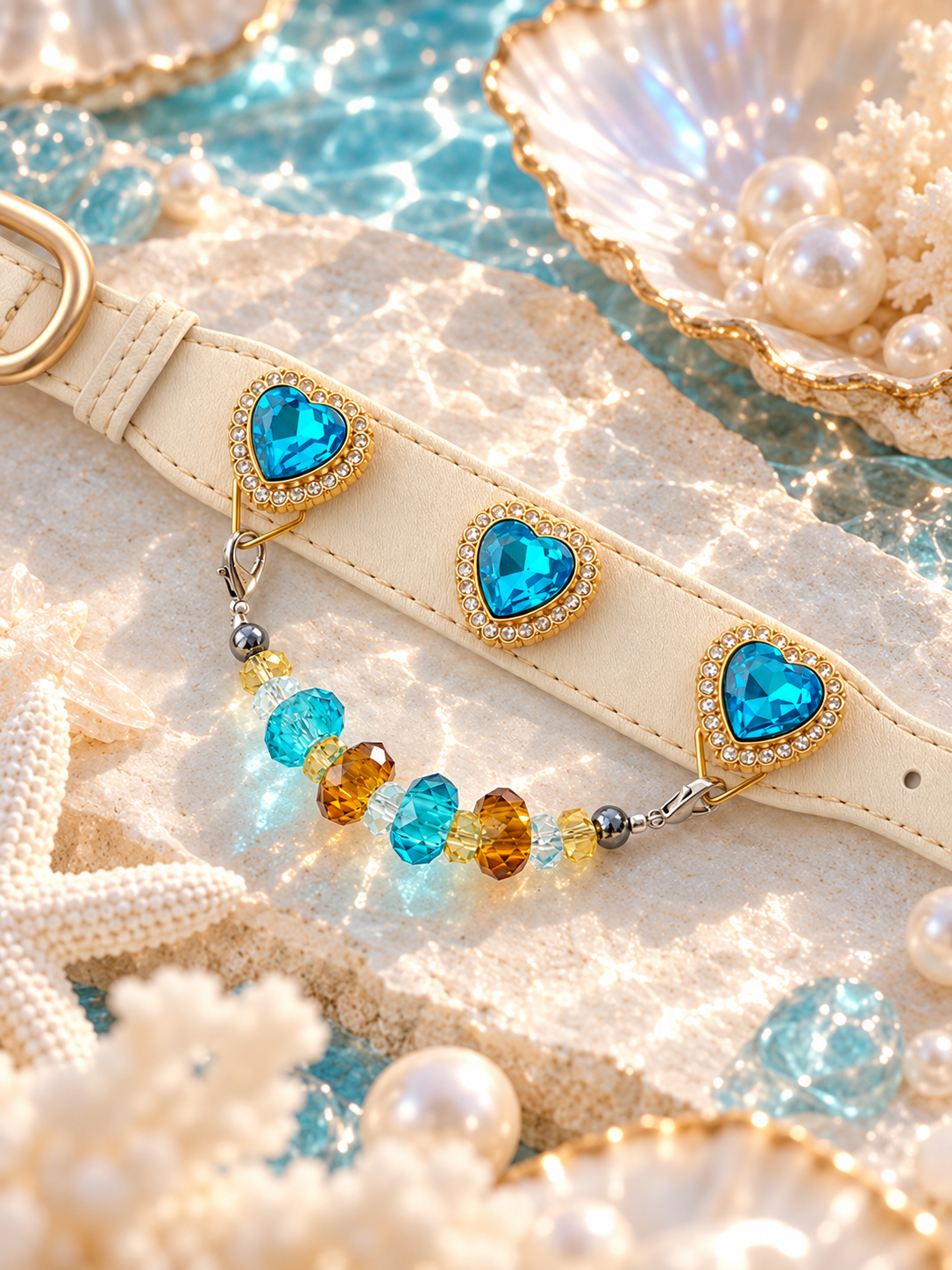 Sunlit Ocean Heart