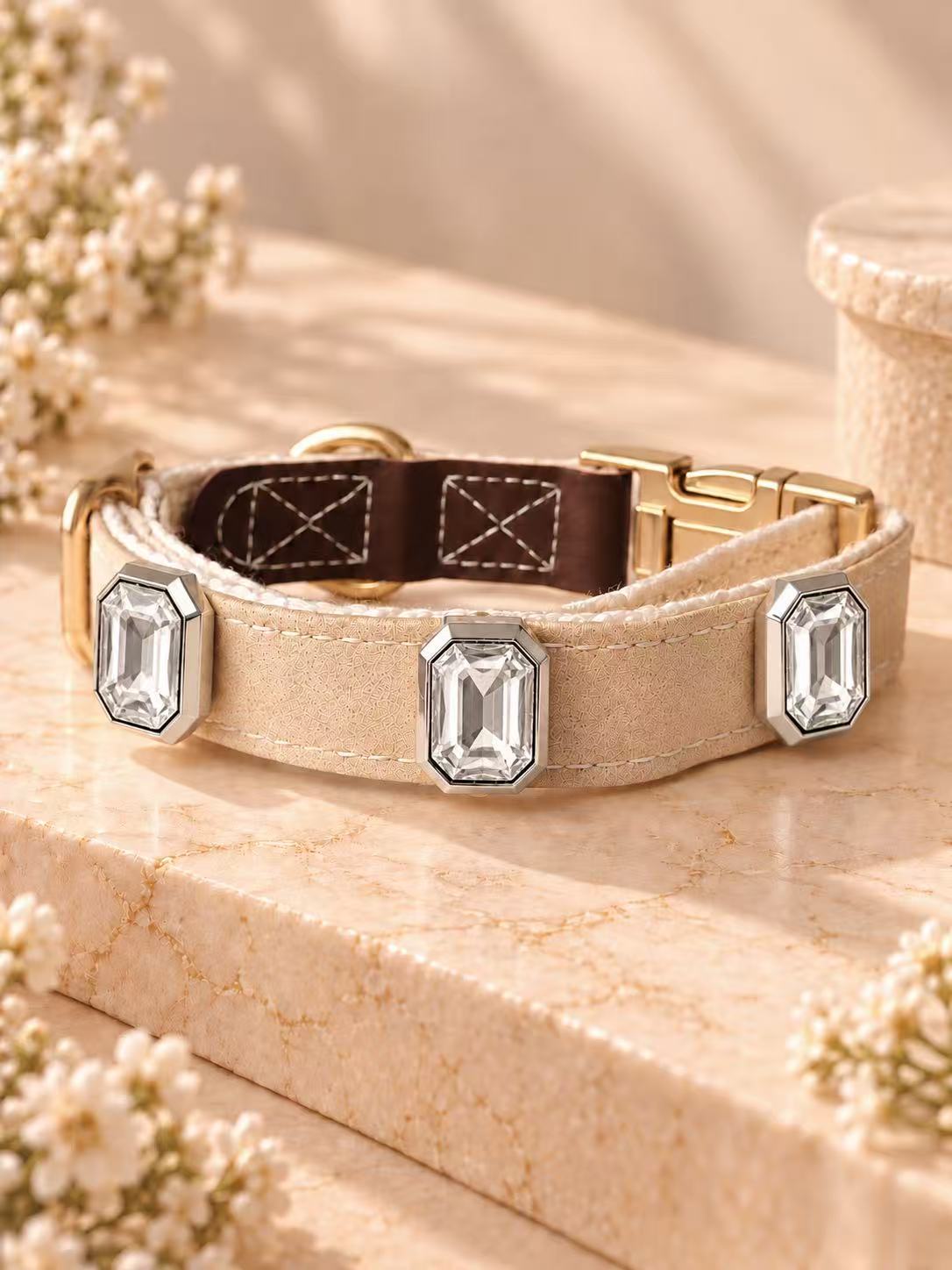 Crystal GemSwitch Buckle Collar